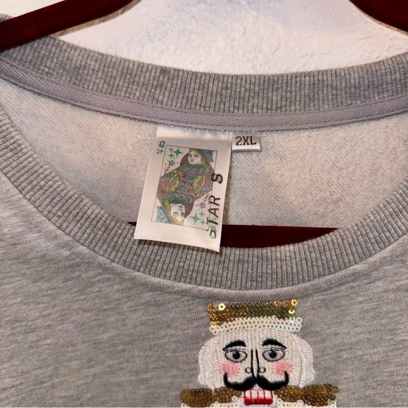 Nutcracker Sweatshirt by Queen of Sparkles. - Picture 7 of 9